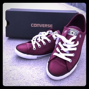 Sangria colored converse